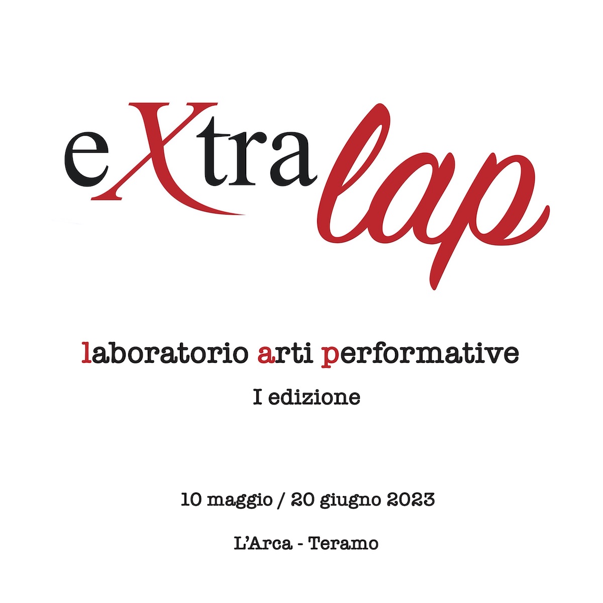 eXtralap – laboratorio arti performative